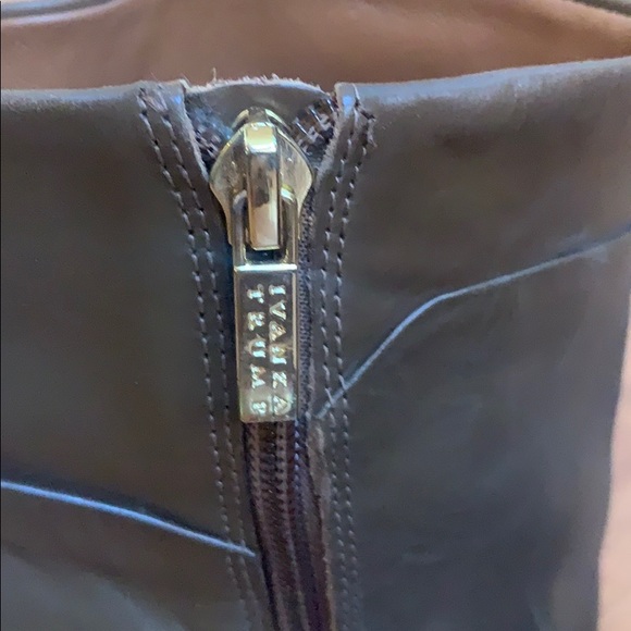 New brown leather round toe boots - Picture 7 of 8